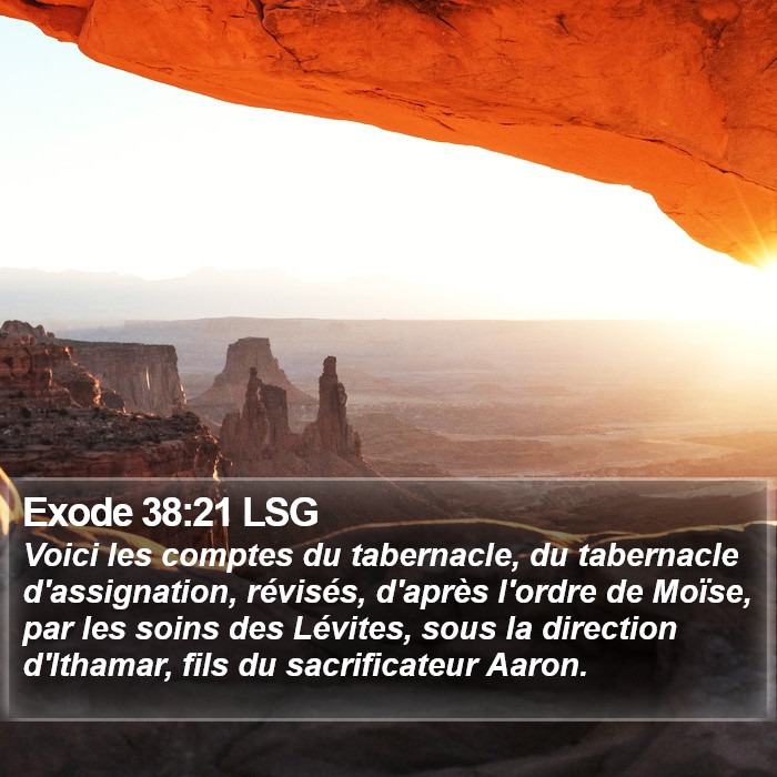 Exode 38:21 LSG Bible Study