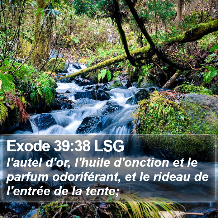 Exode 39:38 LSG Bible Study