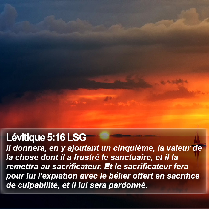 Lévitique 5:16 LSG Bible Study