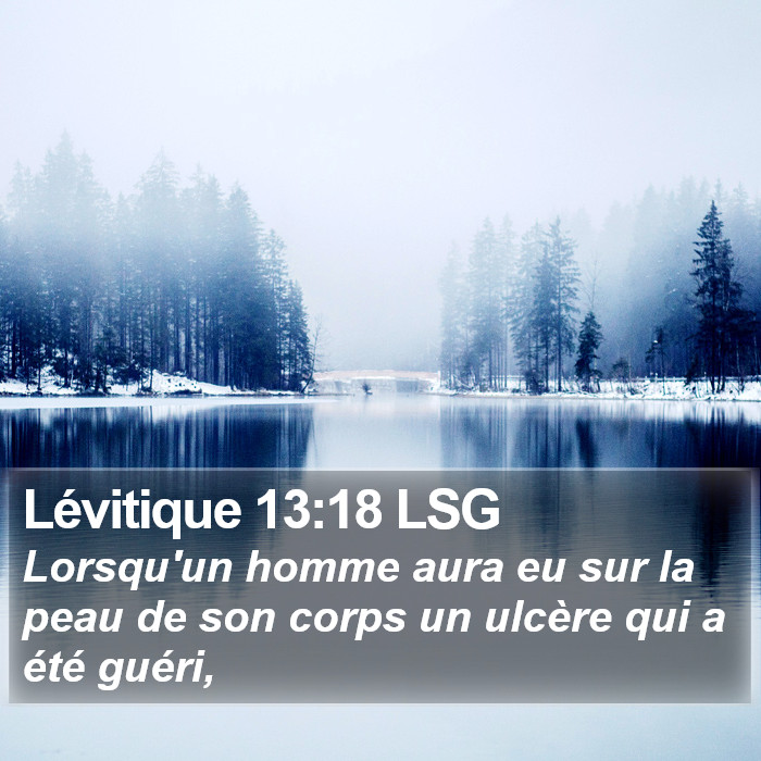 Lévitique 13:18 LSG Bible Study