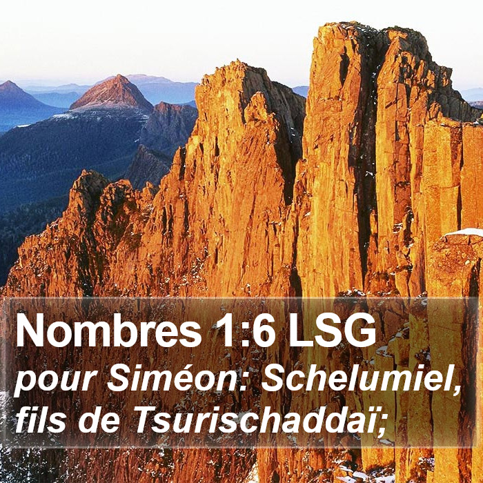 Nombres 1:6 LSG Bible Study