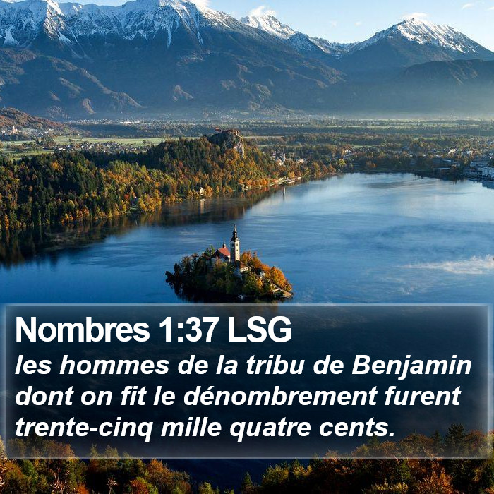 Nombres 1:37 LSG Bible Study