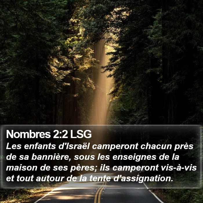 Nombres 2:2 LSG Bible Study