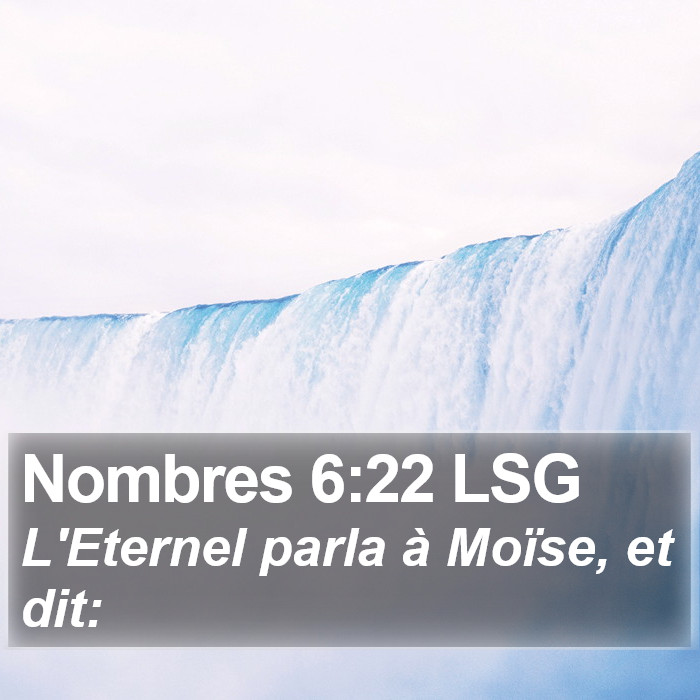 Nombres 6:22 LSG Bible Study