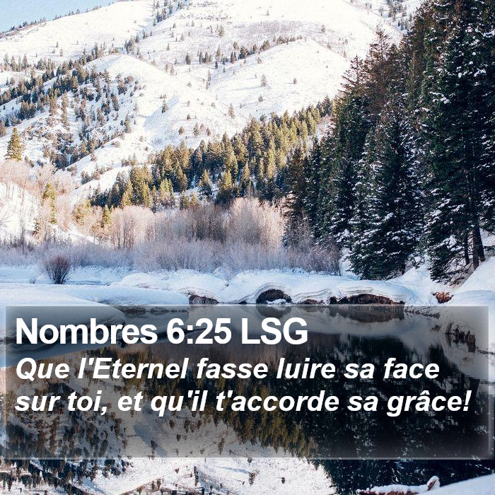 Nombres 6:25 LSG Bible Study