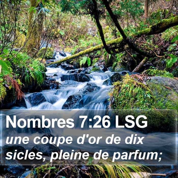 Nombres 7:26 LSG Bible Study