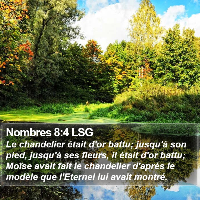 Nombres 8:4 LSG Bible Study