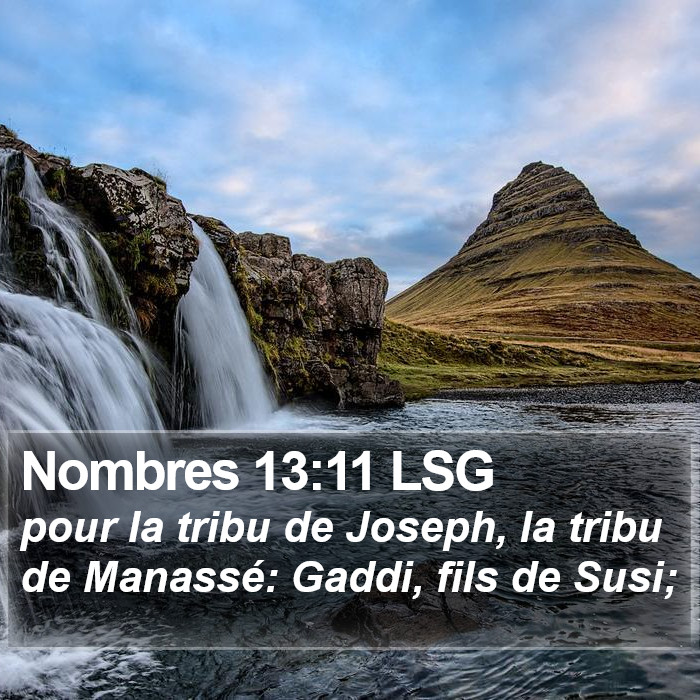 Nombres 13:11 LSG Bible Study