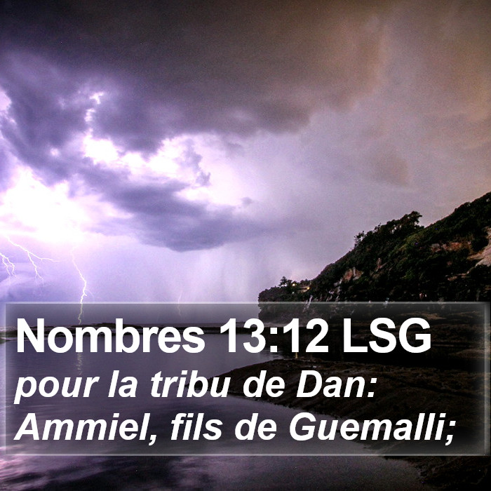 Nombres 13:12 LSG Bible Study