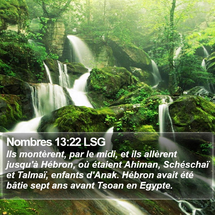 Nombres 13:22 LSG Bible Study