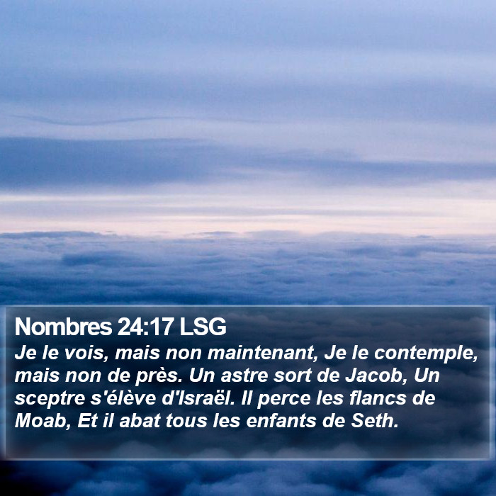 Nombres 24:17 LSG Bible Study