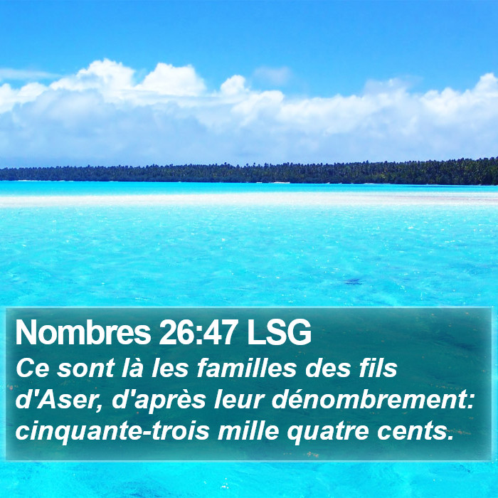 Nombres 26:47 LSG Bible Study