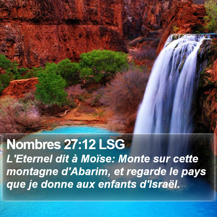 Nombres 27:12 LSG Bible Study