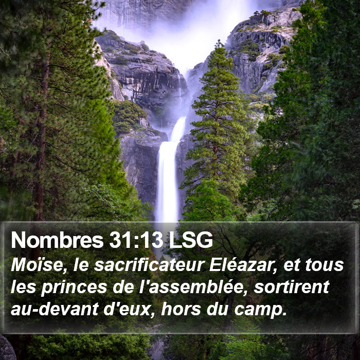 Nombres 31:13 LSG Bible Study