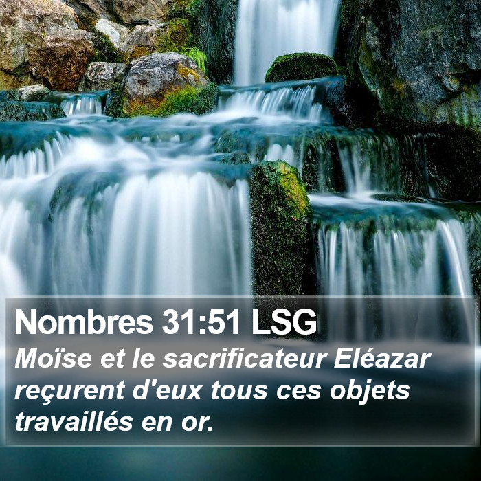 Nombres 31:51 LSG Bible Study