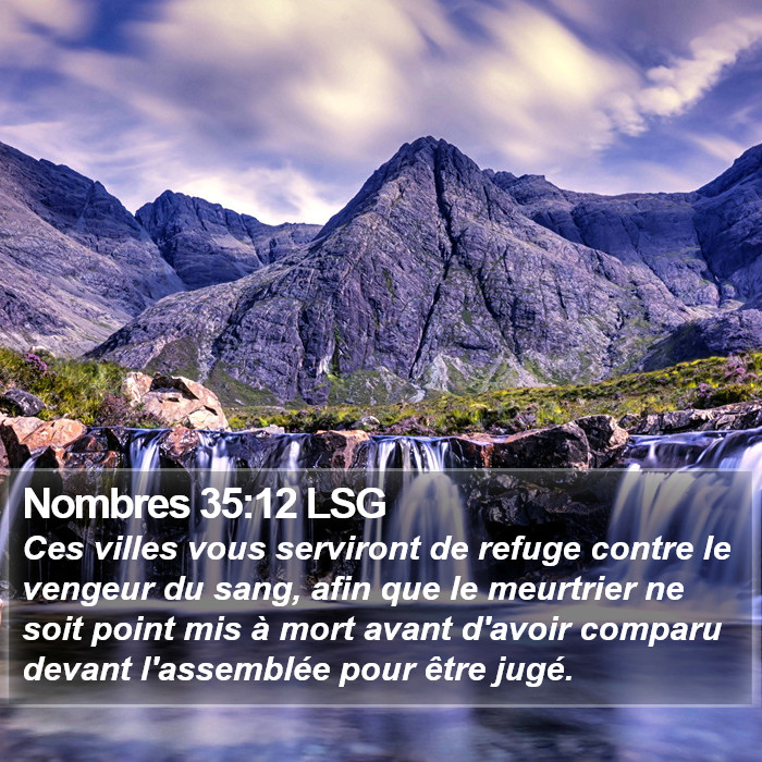 Nombres 35:12 LSG Bible Study