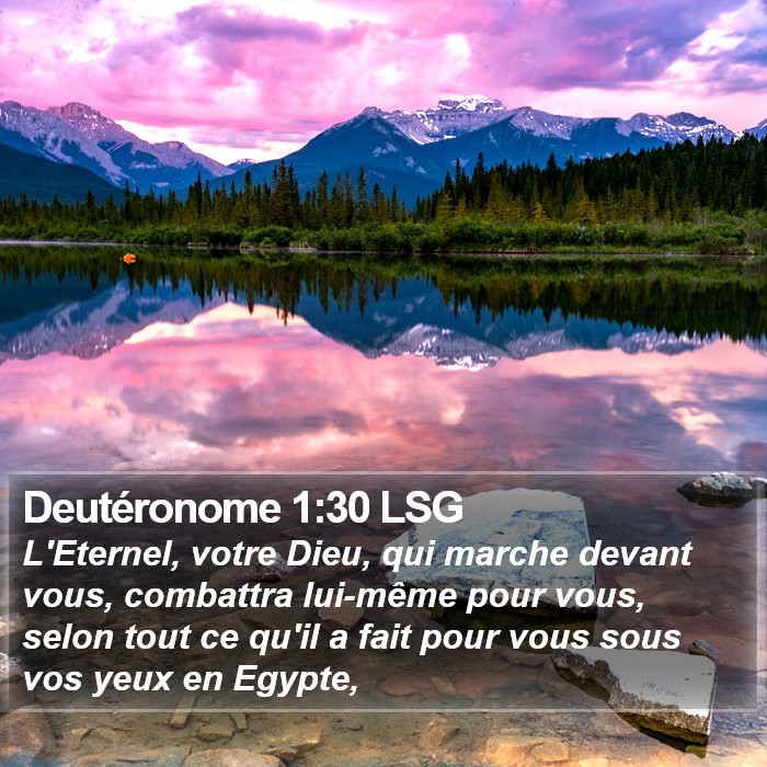 Deutéronome 1:30 LSG Bible Study