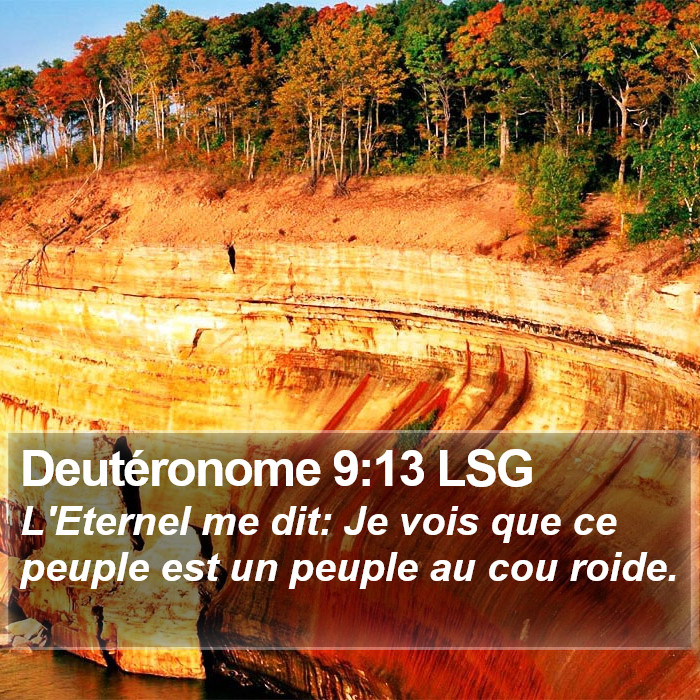 Deutéronome 9:13 LSG Bible Study