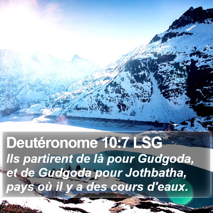 Deutéronome 10:7 LSG Bible Study