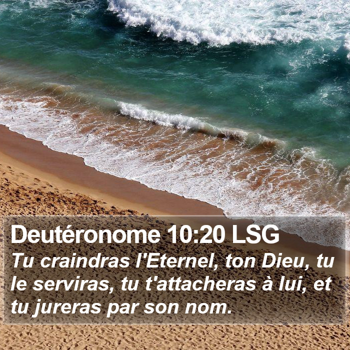 Deutéronome 10:20 LSG Bible Study