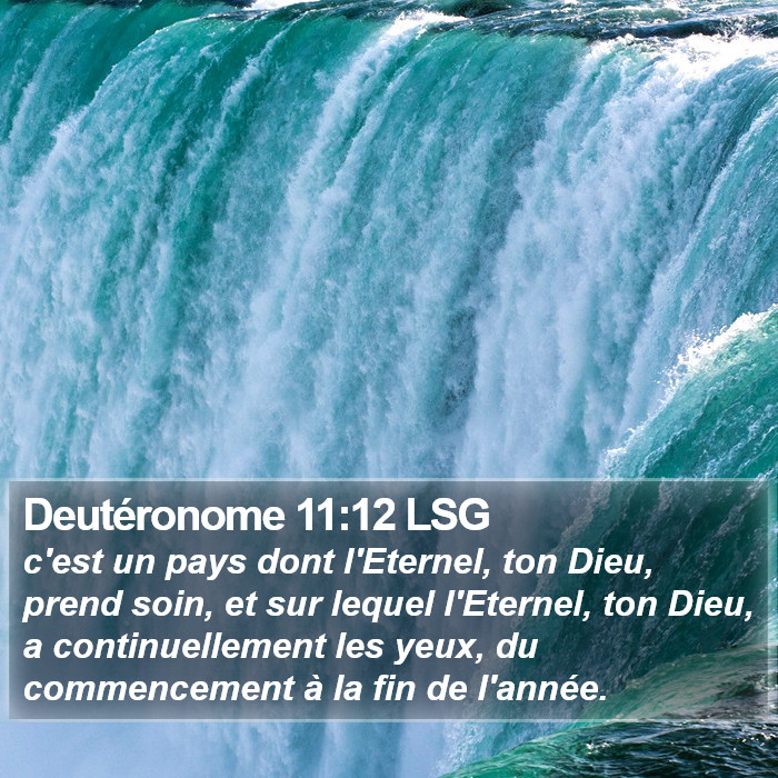 Deutéronome 11:12 LSG Bible Study