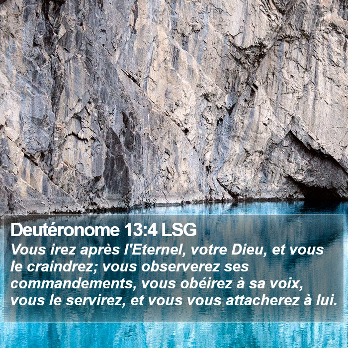 Deutéronome 13:4 LSG Bible Study