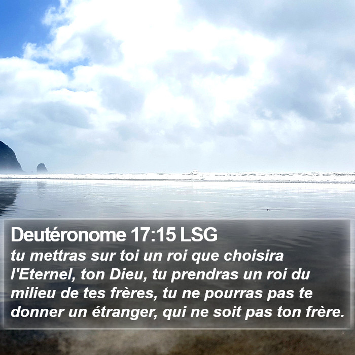 Deutéronome 17:15 LSG Bible Study