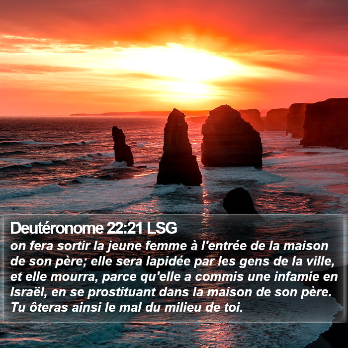 Deutéronome 22:21 LSG Bible Study