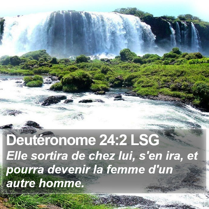 Deutéronome 24:2 LSG Bible Study
