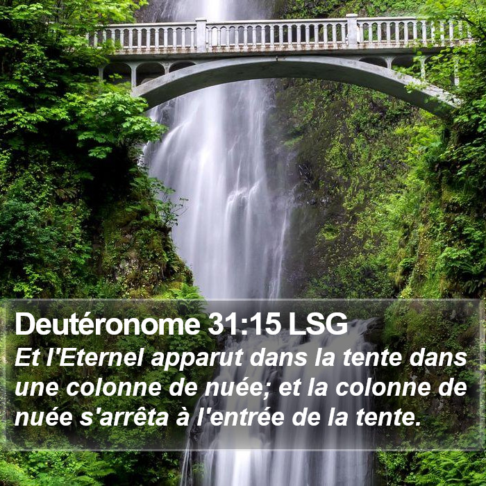 Deutéronome 31:15 LSG Bible Study