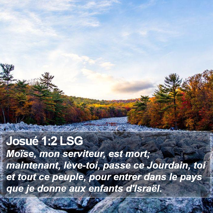 Josué 1:2 LSG Bible Study