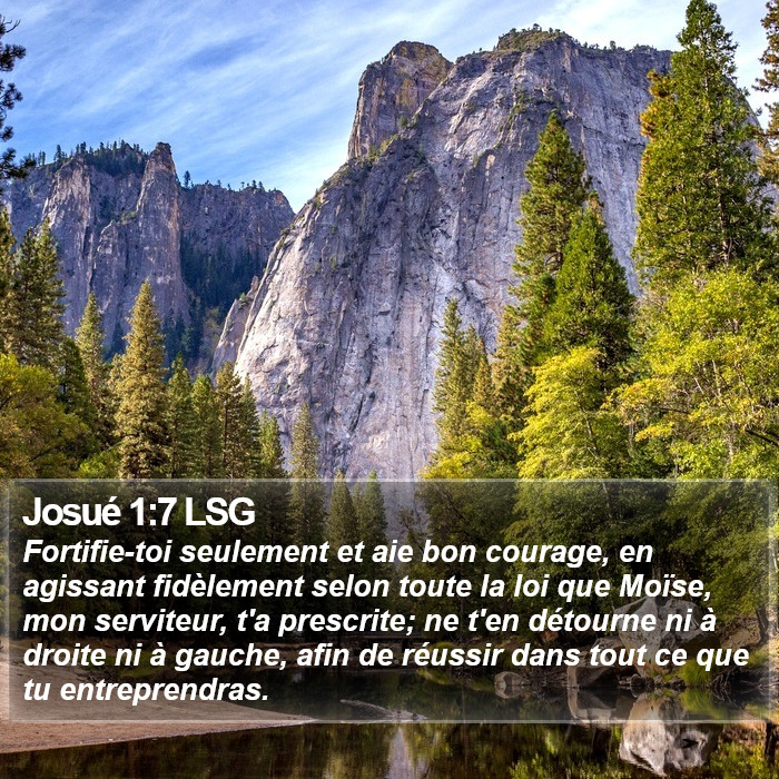 Josué 1:7 LSG Bible Study