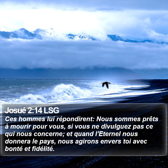 Josué 2:14 LSG Bible Study