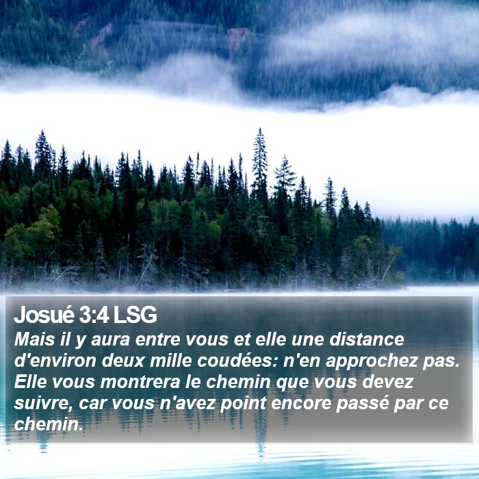 Josué 3:4 LSG Bible Study