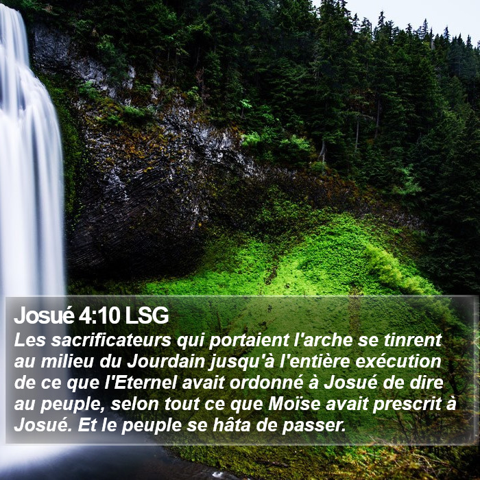 Josué 4:10 LSG Bible Study