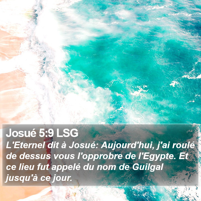 Josué 5:9 LSG Bible Study