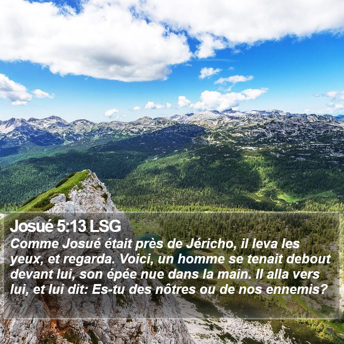 Josué 5:13 LSG Bible Study