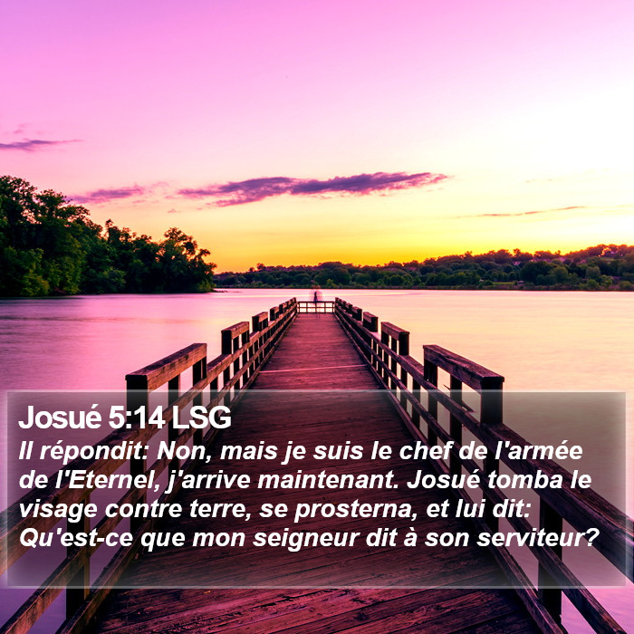 Josué 5:14 LSG Bible Study