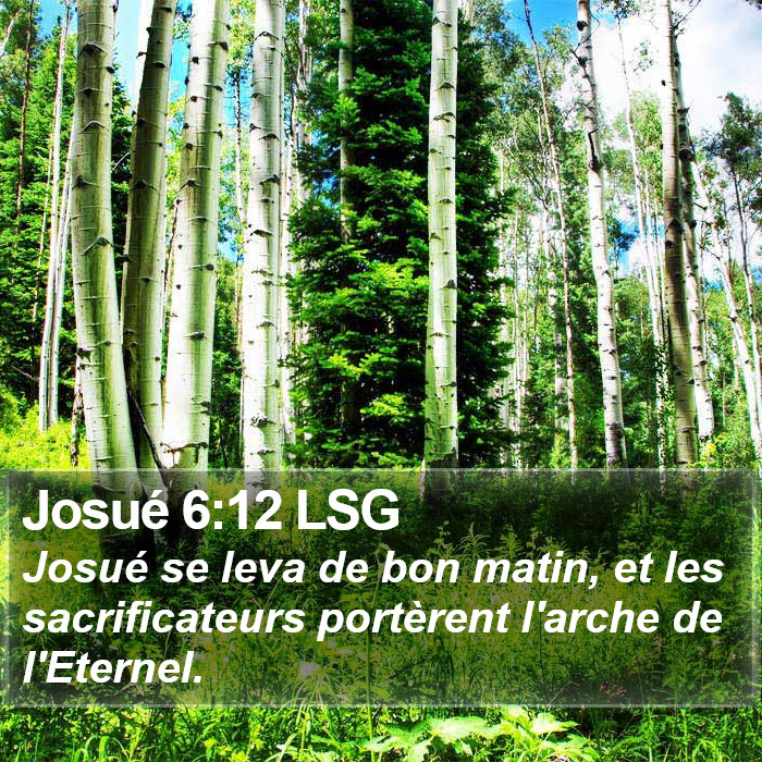 Josué 6:12 LSG Bible Study