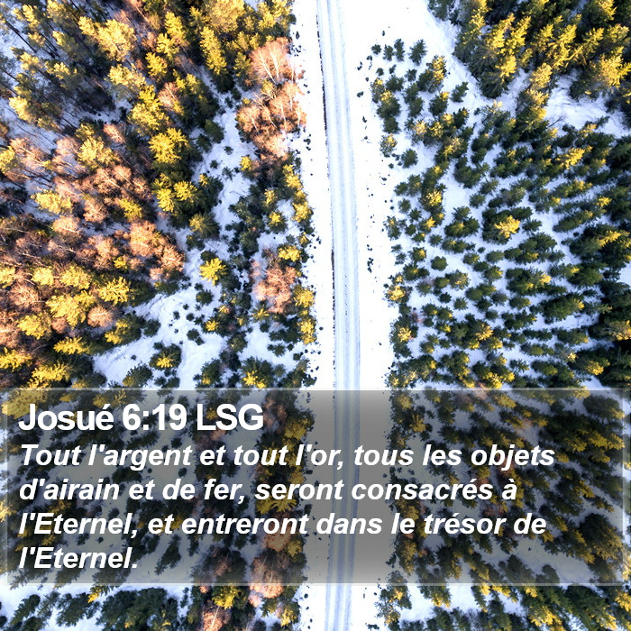 Josué 6:19 LSG Bible Study