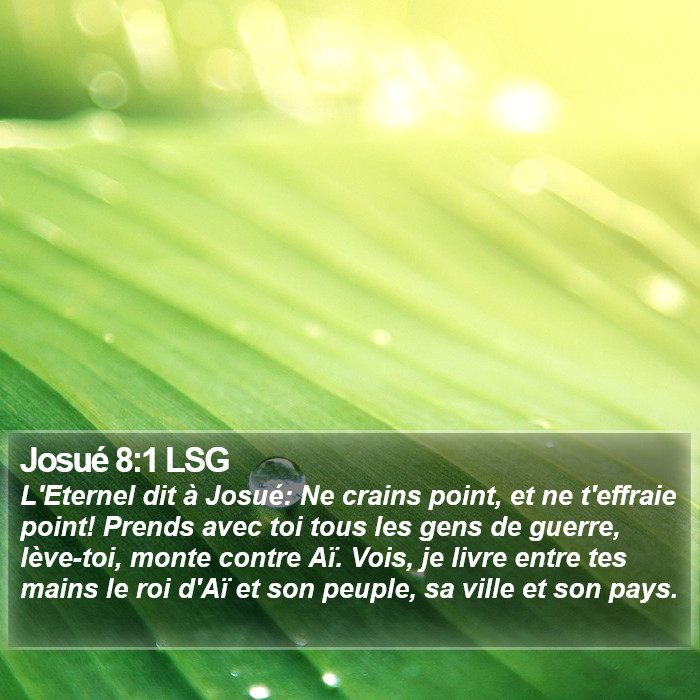 Josué 8:1 LSG Bible Study