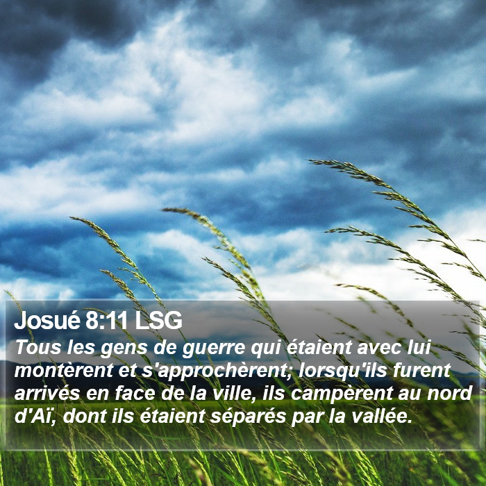 Josué 8:11 LSG Bible Study