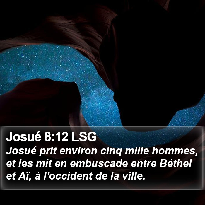 Josué 8:12 LSG Bible Study