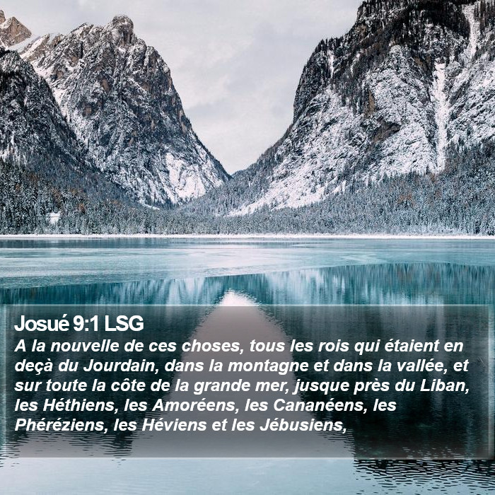 Josué 9:1 LSG Bible Study