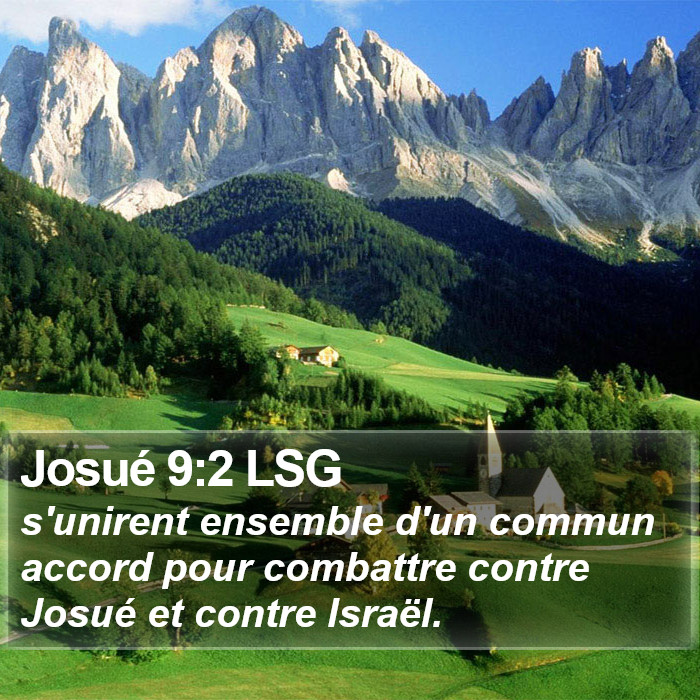 Josué 9:2 LSG Bible Study