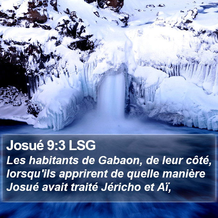 Josué 9:3 LSG Bible Study