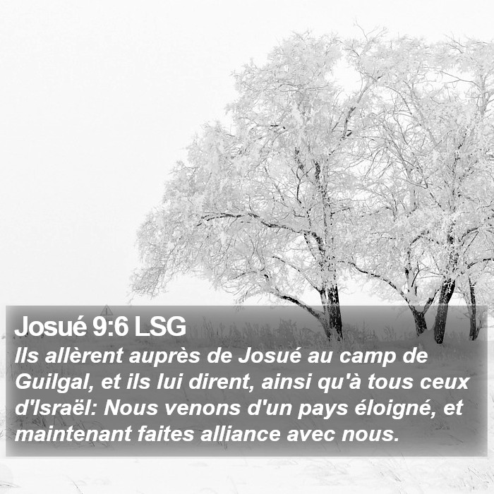 Josué 9:6 LSG Bible Study
