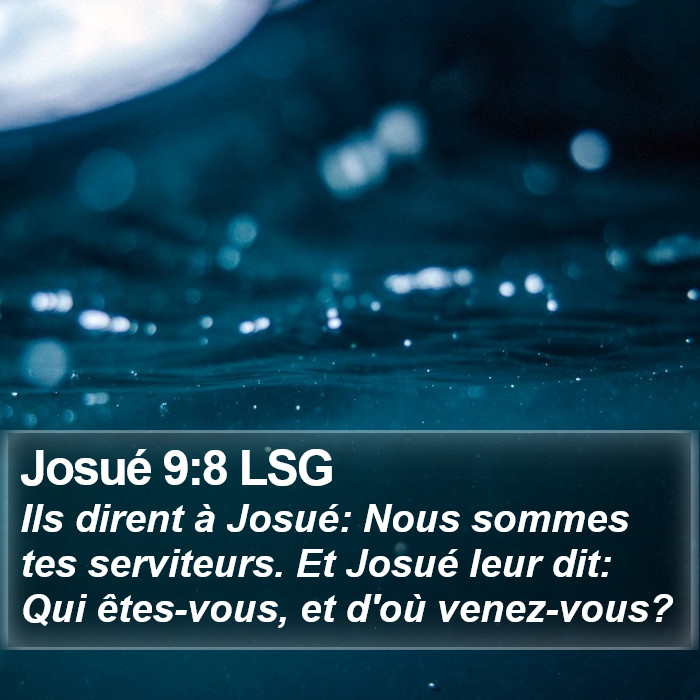 Josué 9:8 LSG Bible Study