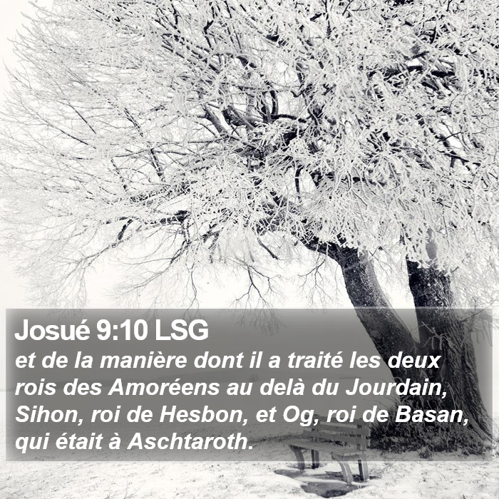 Josué 9:10 LSG Bible Study