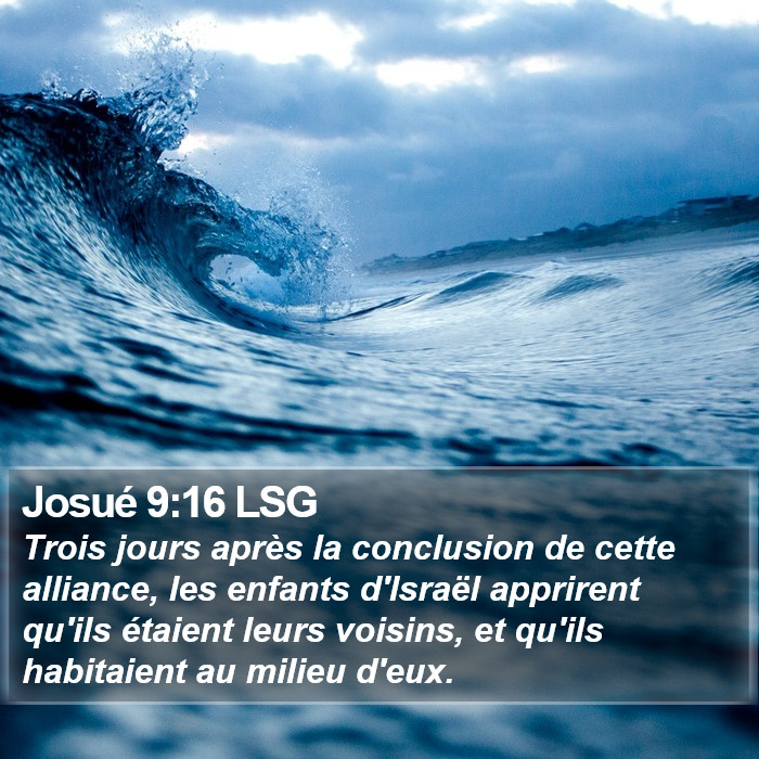 Josué 9:16 LSG Bible Study